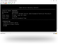 Nano Server Command Prompt