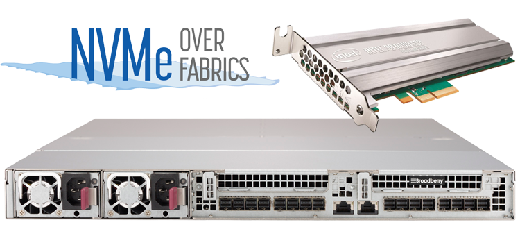 CyberStore JBOF Storage Appliance, NVMe over Fabrics